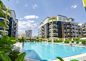 Квартира 2+1 с мебелью в элитном комплексе в Лимане