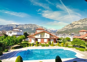 Уютная вилла 3+1 в Асланбуджаке Кемере