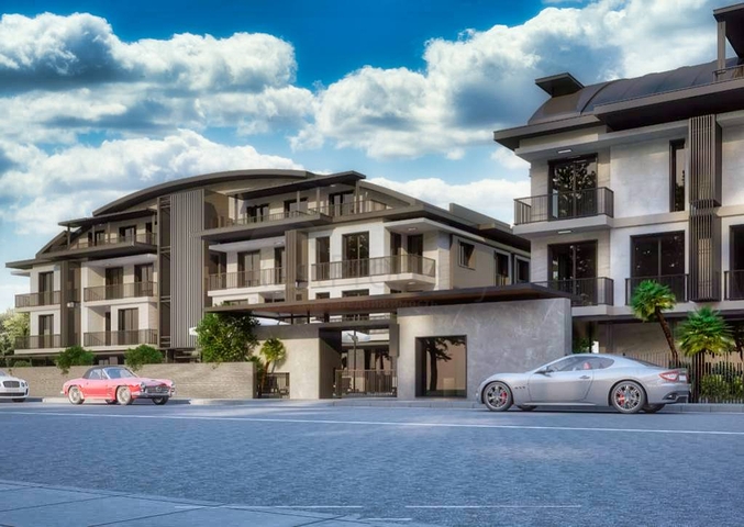 Квартиры 1+1,2+1  в уютном комплексе  района Лара - Анталия