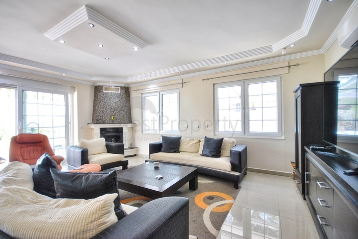 Великолепная отдельностоящая вилла на продажу с ВИДОМ НА МОРЕ в Анталии Кемер