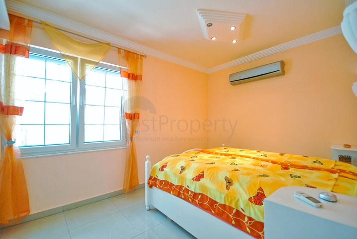 Великолепная отдельностоящая вилла на продажу с ВИДОМ НА МОРЕ в Анталии Кемер