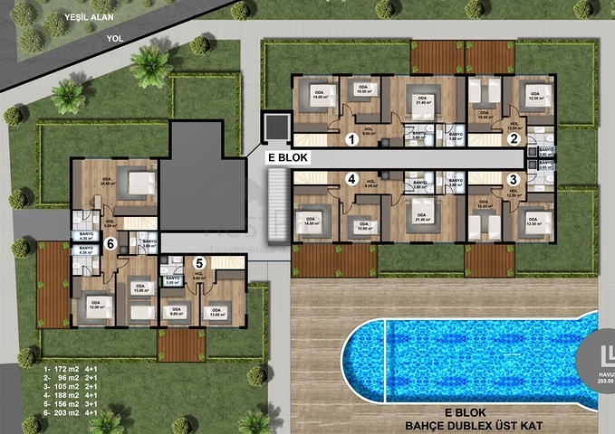 Новый жилой комплекс с богатой инфраструктурой в районе Лара