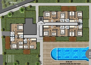 Новый жилой комплекс с богатой инфраструктурой в районе Лара