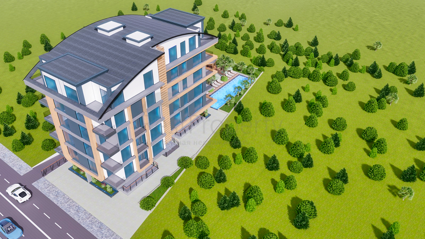 Квартиры 2+1 и 3+1 в новом комплексе от застройщика Муратпаша/Анталия