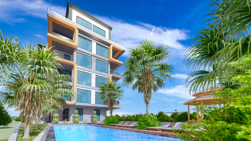 Квартиры 2+1 и 3+1 в новом комплексе от застройщика Муратпаша/Анталия