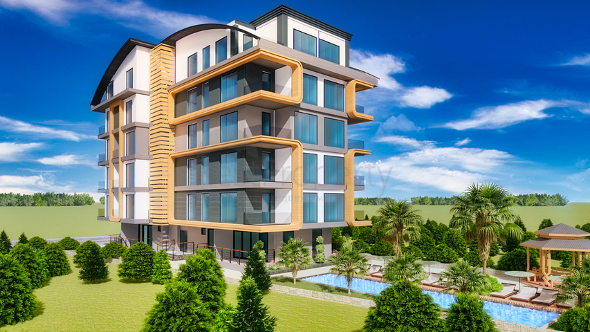 Квартиры 2+1 и 3+1 в новом комплексе от застройщика Муратпаша/Анталия