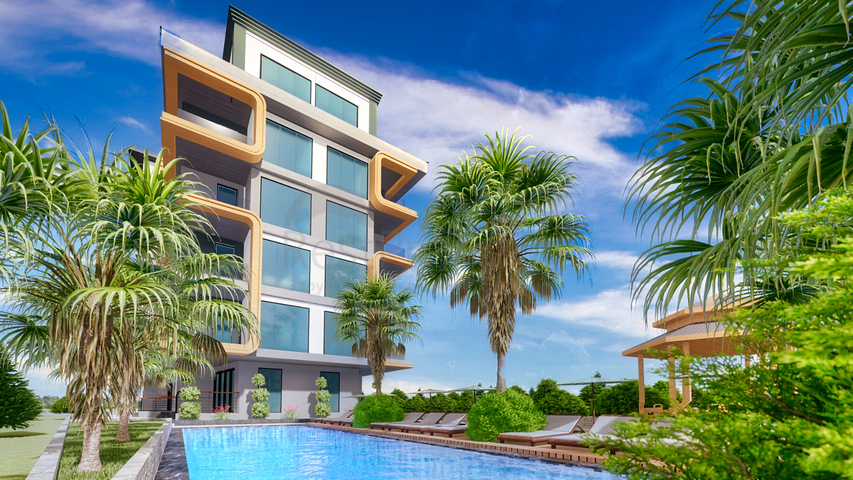 Квартиры 2+1 и 3+1 в новом комплексе от застройщика Муратпаша/Анталия