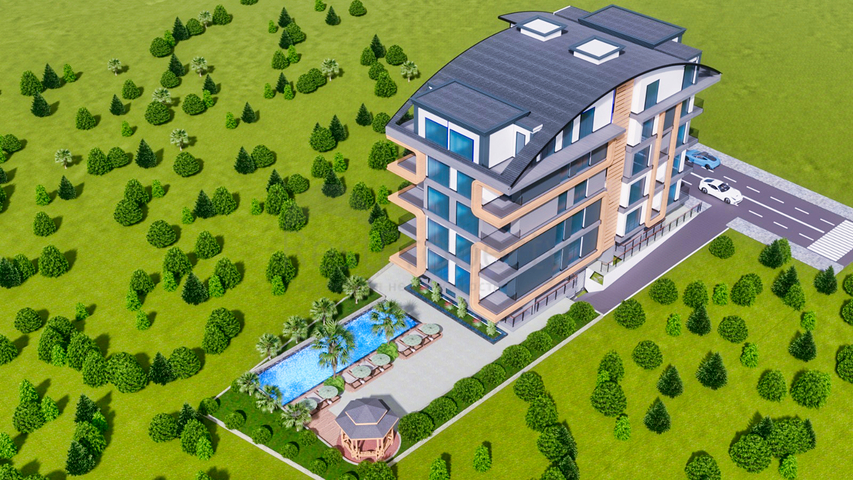 Квартиры 2+1 и 3+1 в новом комплексе от застройщика Муратпаша/Анталия