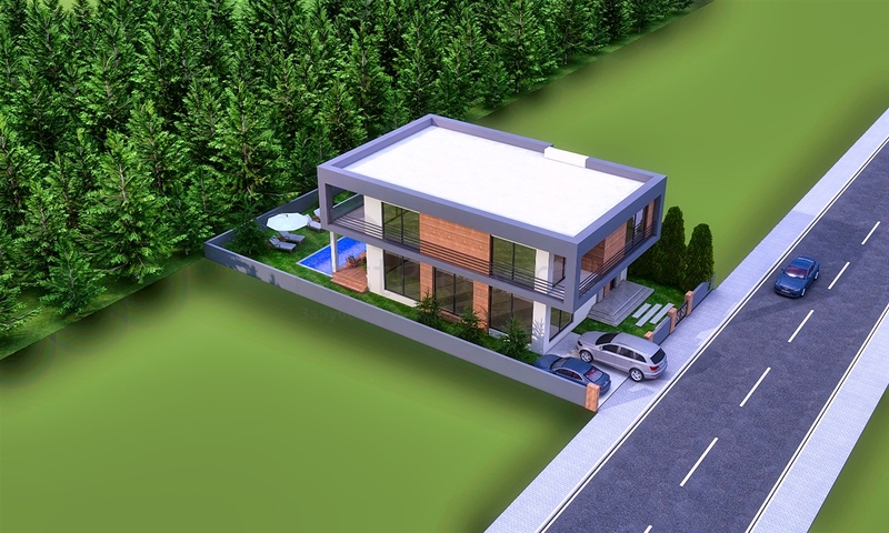 Великолепная отдельностоящая вилла на продажу от застройщика в Дошемеальты / Анталия