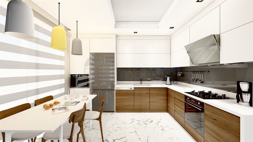 Квартиры 3+1, 5+1  в новом комплексе от застройщика Кепез /Анталия