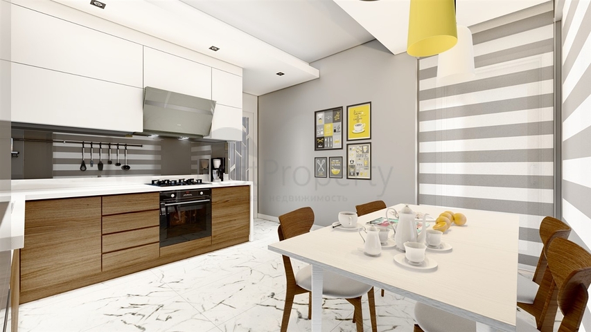 Квартиры 3+1, 5+1  в новом комплексе от застройщика Кепез /Анталия