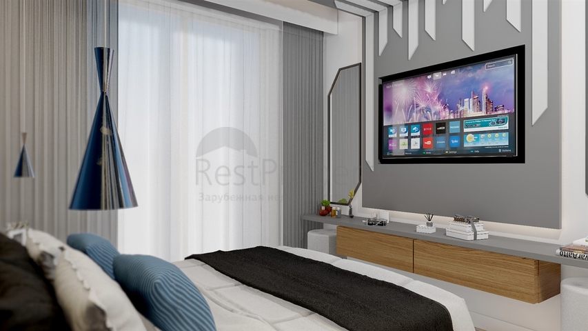 Квартиры 3+1, 5+1  в новом комплексе от застройщика Кепез /Анталия