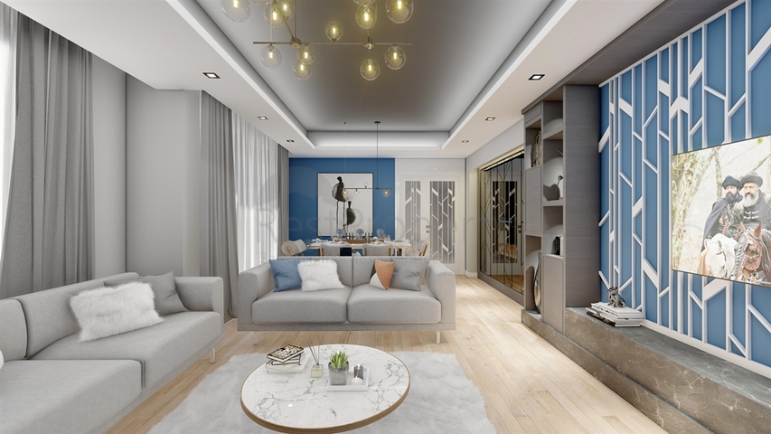 Квартиры 3+1, 5+1  в новом комплексе от застройщика Кепез /Анталия