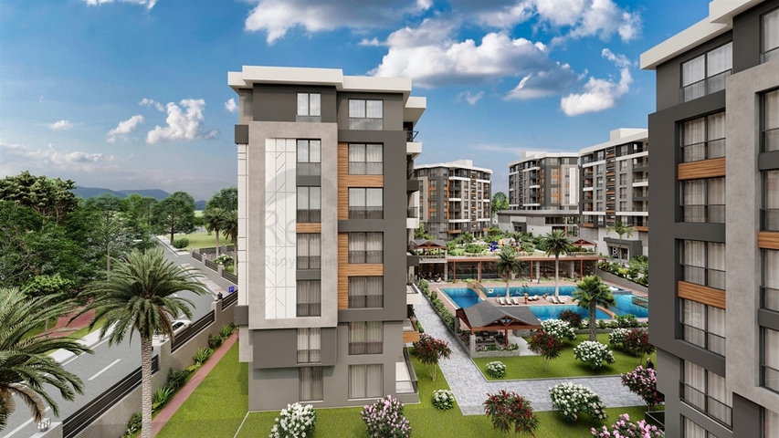 Квартиры 3+1, 5+1  в новом комплексе от застройщика Кепез /Анталия