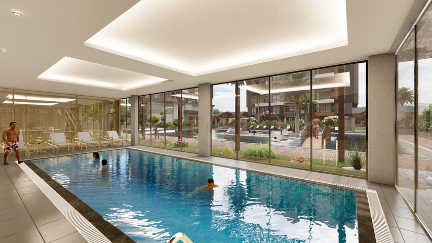 Квартиры 3+1, 5+1  в новом комплексе от застройщика Кепез /Анталия