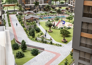 Квартиры 3+1, 5+1  в новом комплексе от застройщика Кепез /Анталия