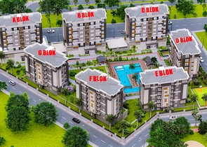 Квартиры 3+1, 5+1  в новом комплексе от застройщика Кепез /Анталия