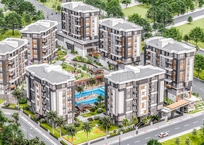 Квартиры 3+1, 5+1  в новом комплексе от застройщика Кепез /Анталия