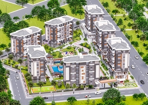 Квартиры 3+1, 5+1  в новом комплексе от застройщика Кепез /Анталия