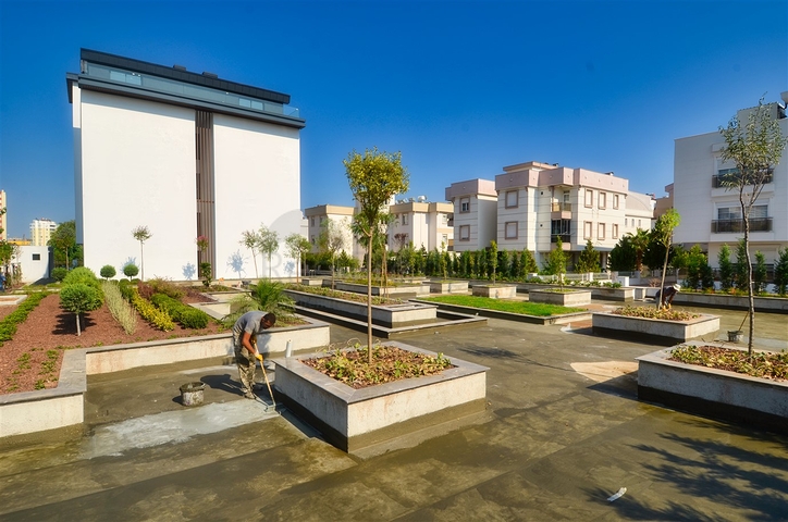 Новые квартиры планировки 1+1 и 2+1 от застройщика в районе Лара