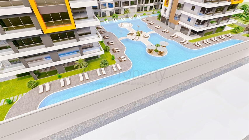 Инвестиционный  проект с уникальным видом в районе Кепез - Анталия