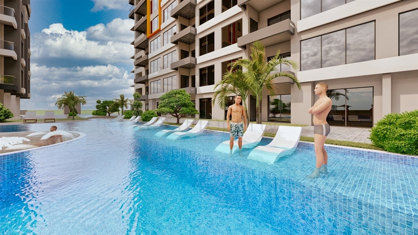 Инвестиционный  проект с уникальным видом в районе Кепез - Анталия