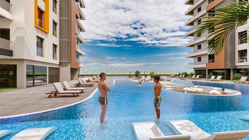 Инвестиционный  проект с уникальным видом в районе Кепез - Анталия