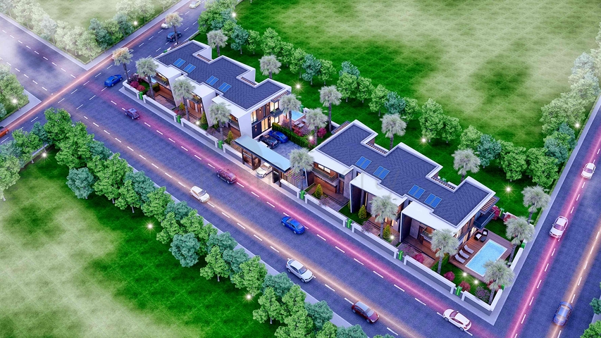 На продажу выставлена вилла планеровки 3+1 в районе Дошемеалты - Анталия 