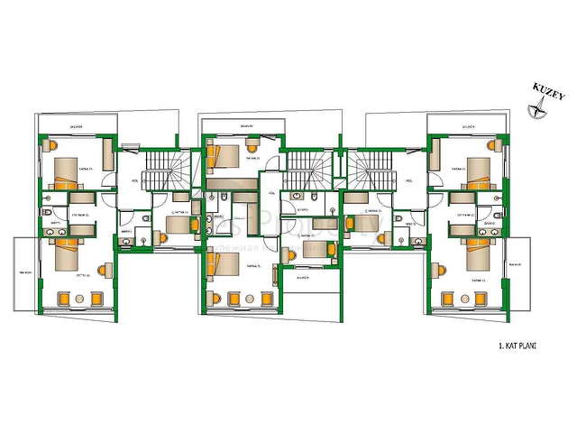 На продажу выставлена вилла планеровки 3+1 в районе Дошемеалты - Анталия 