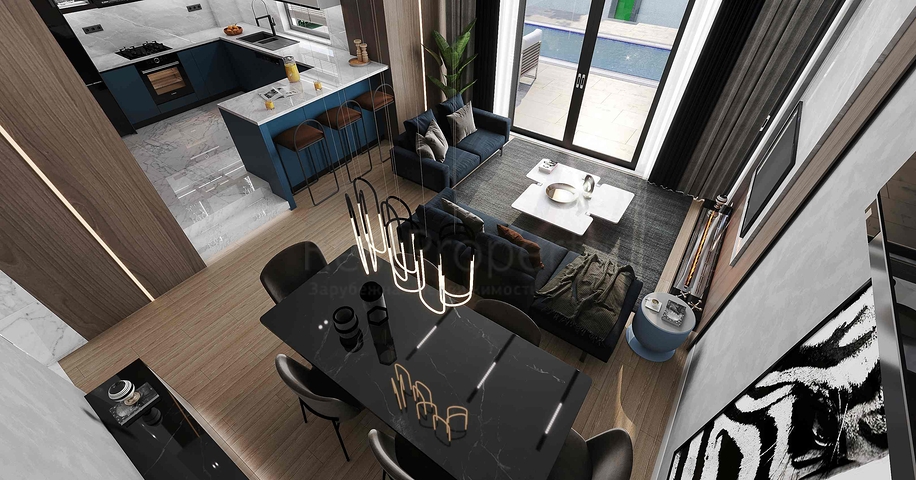 На продажу выставлена вилла планеровки 3+1 в районе Дошемеалты - Анталия 