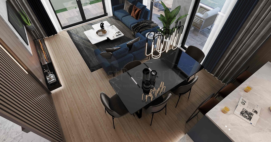 На продажу выставлена вилла планеровки 3+1 в районе Дошемеалты - Анталия 