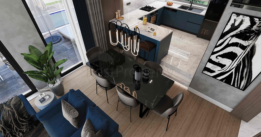 На продажу выставлена вилла планеровки 3+1 в районе Дошемеалты - Анталия 