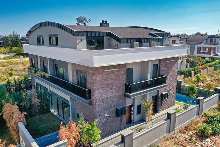 Виилла планировки 4+1 в микрорайоне Моллаюсуф - Анталия