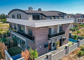 Виилла планировки 4+1 в микрорайоне Моллаюсуф - Анталия