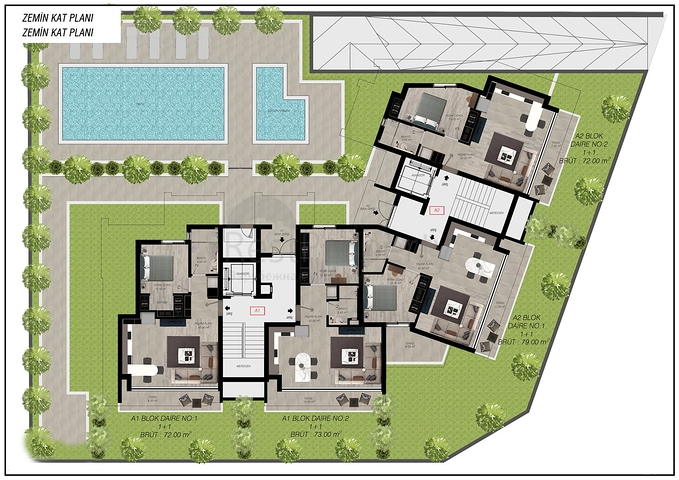 Инвестиционный проект в микрорайоне Гюрсу - Анталия