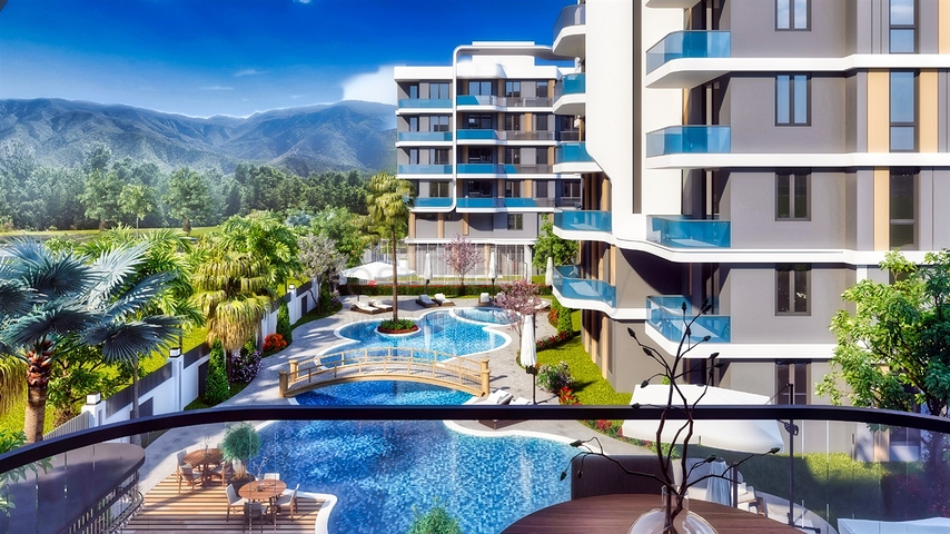 Квартиры планировки 1+1 в микрорайоне Алтынташ - Анталия 