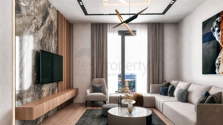 Квартиры планировки 1+1 в микрорайоне Алтынташ - Анталия 