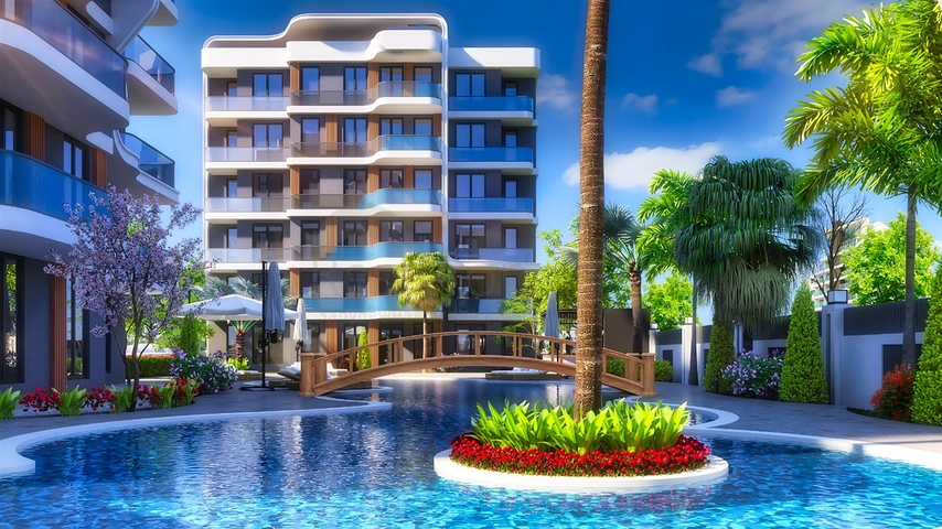 Квартиры планировки 1+1 в микрорайоне Алтынташ - Анталия 