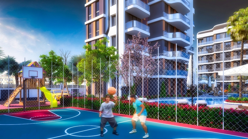 Квартиры планировки 1+1 в микрорайоне Алтынташ - Анталия 