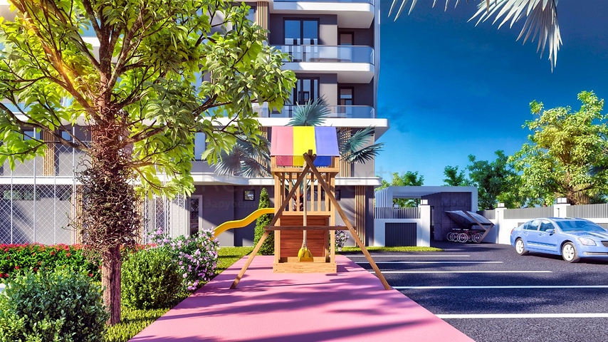 Квартиры планировки 1+1 в микрорайоне Алтынташ - Анталия 