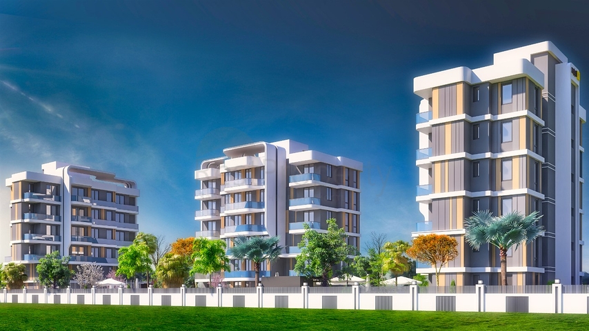 Квартиры планировки 1+1 в микрорайоне Алтынташ - Анталия 