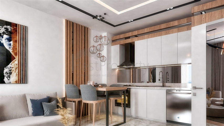 Квартиры планировки 1+1 в микрорайоне Алтынташ - Анталия 