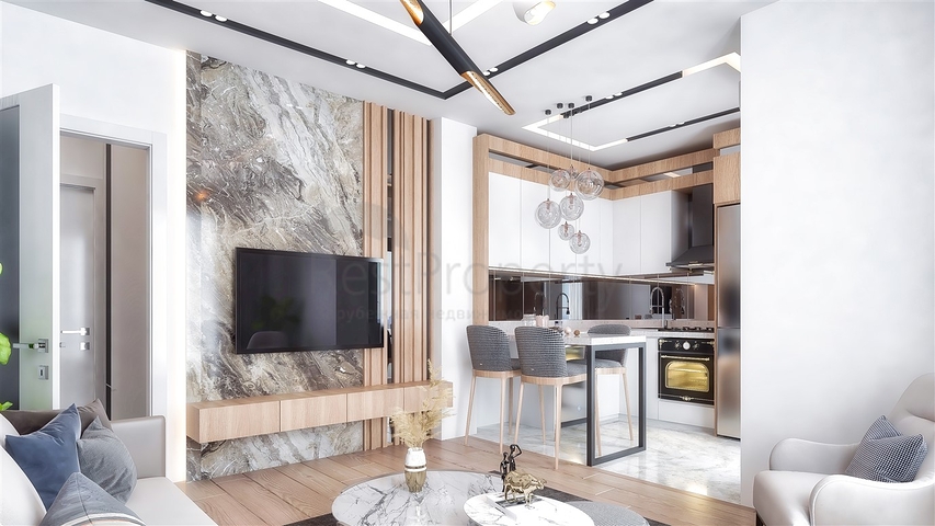 Квартиры планировки 1+1 в микрорайоне Алтынташ - Анталия 