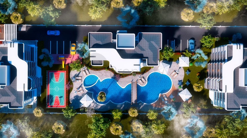 Квартиры планировки 1+1 в микрорайоне Алтынташ - Анталия 