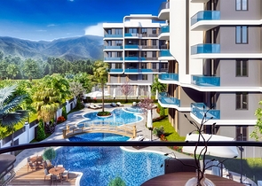 Квартиры планировки 1+1 в микрорайоне Алтынташ - Анталия 