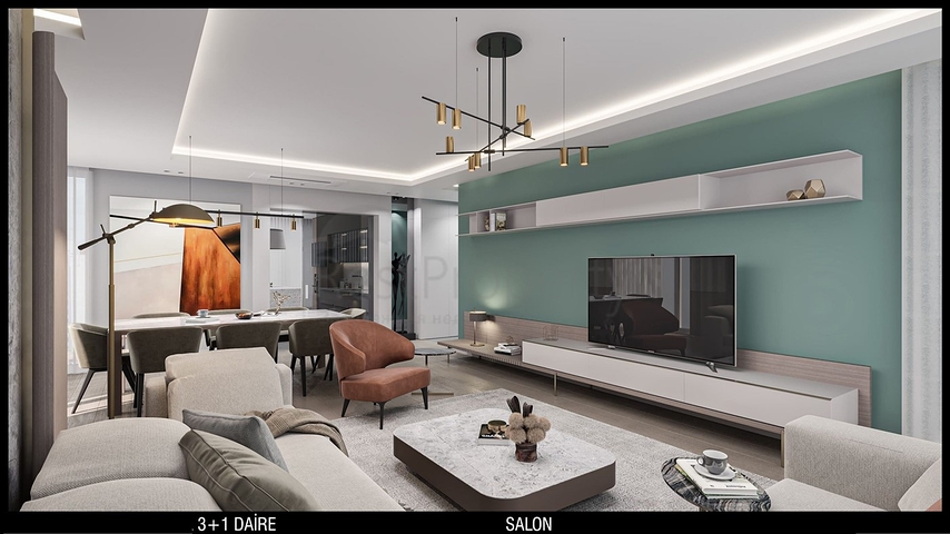 Квартиры планировки 3+1 в микрорайоне Улуч - Анталия 