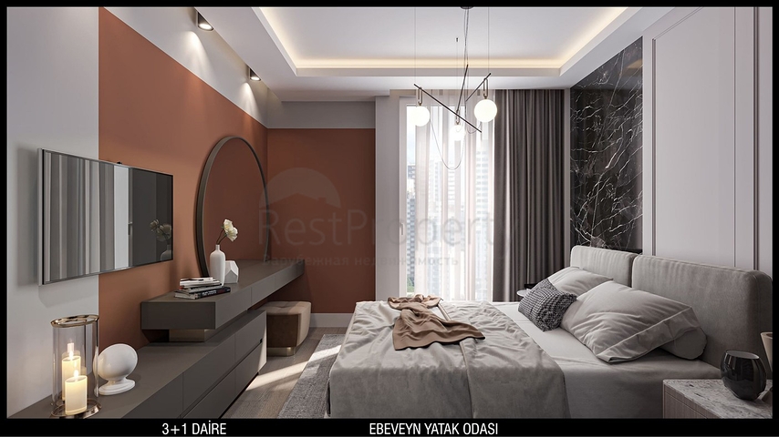 Квартиры планировки 3+1 в микрорайоне Улуч - Анталия 