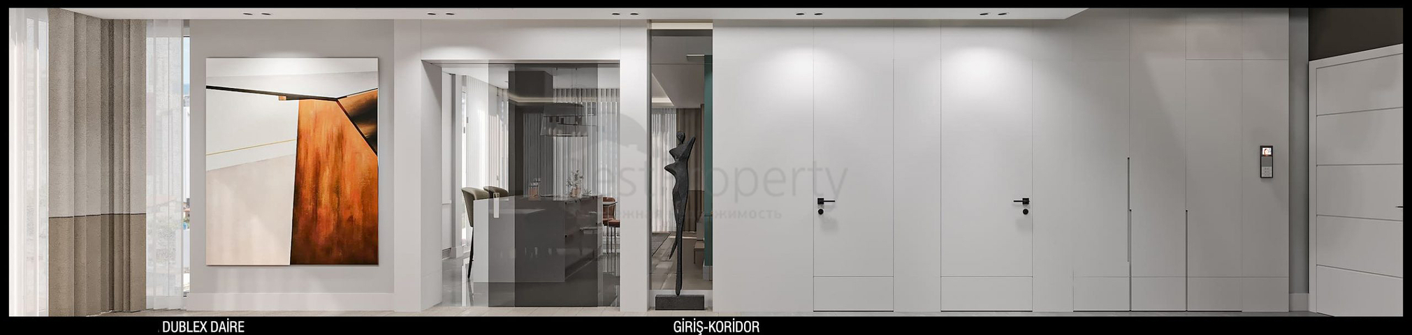 Квартиры планировки 3+1 в микрорайоне Улуч - Анталия 