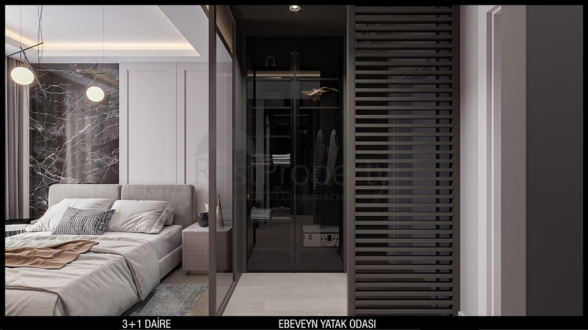 Квартиры планировки 3+1 в микрорайоне Улуч - Анталия 