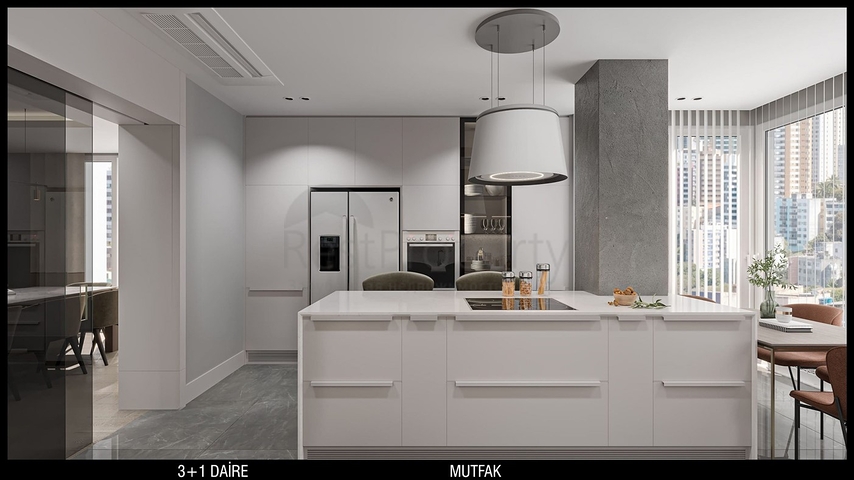 Квартиры планировки 3+1 в микрорайоне Улуч - Анталия 